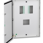 VTPN Distribution board, Easy9, 4 ways, 100A MCCB, double door metal, IP43