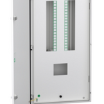 VTPN Distribution board, Easy9, 12 ways, 100A MCCB, double door metal, IP43