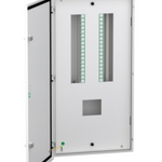VTPN Distribution board, Easy9, 12 ways, 160A MCCB, double door metal, IP43