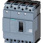 circuit breaker 3VM1 IEC frame 160 breaking capacity class M Icu=55kA @ 415V 4-pole, line protection TM210, FTFM, In=25A overload protection Ir=25A, not adjustable short-circuit protection