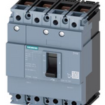 circuit breaker 3VM1 IEC frame 160 breaking capacity class M Icu=55kA @ 415V 4-pole, line protection TM210, FTFM, In=40A overload protection Ir=40A, not adjustable short-circuit protection