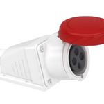 PratiKa socket - screw - angled - 32A - 3P + E - 380...415 V AC - wall