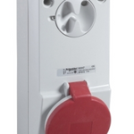 Unika interlocked socket - 16 A - 3P + N + E - 380...415 V AC - IP44 - wall