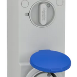 Unika interlocked socket - 32 A - 2P + E - 200...250 V AC - IP44 - wall