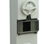Isoblock interlocked socket - 16 A - 2P + E - 200...250 V AC - IP65 - wall
