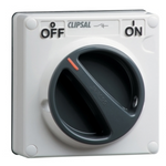 Surface Switch, Clipsal - 56 Series, PVC IP66 1 Gang 10A Less Enclosure