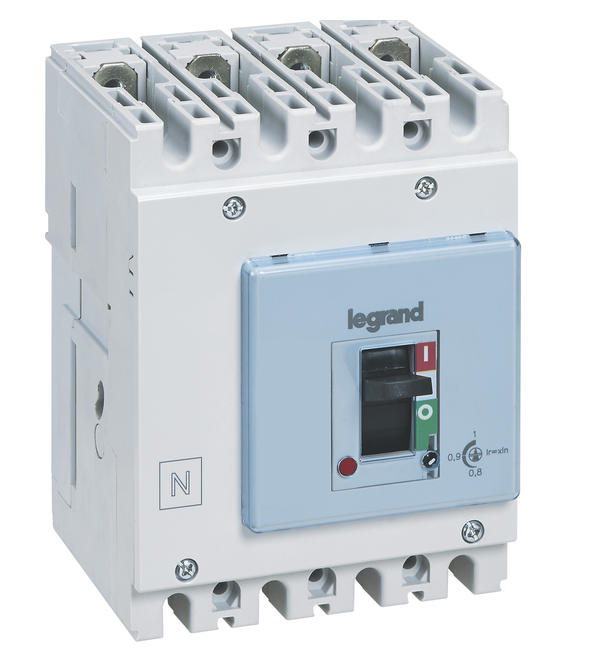 DPX³ 125 HP thermal magnetic release circuit breaker, 4 poles 25A , breaking capacity 36kA