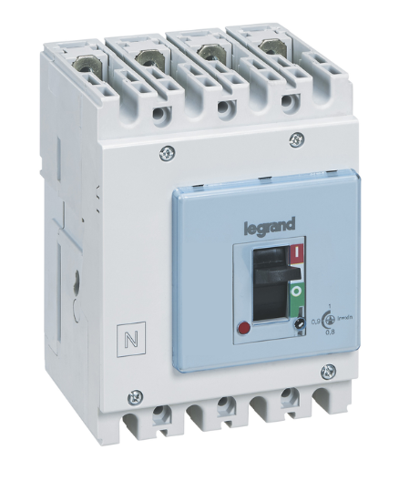 DPX³ 125 HP thermal magnetic release circuit breaker, 4 poles 40A , breaking capacity 36kA