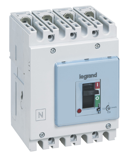 DPX³ 125 HP thermal magnetic release circuit breaker, 4 poles 25A , breaking capacity 50kA