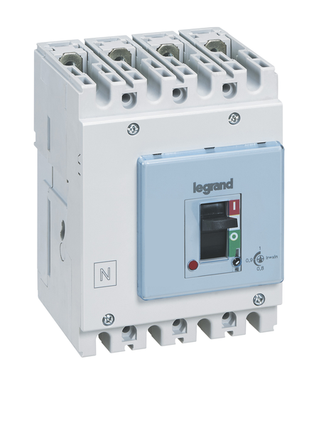 DPX³ 125 HP thermal magnetic release circuit breaker, 4 poles 80A , breaking capacity 50kA