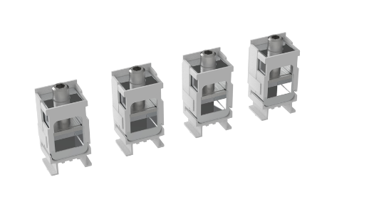 DPX³ 250 Hp - Cage terminals for DPX³ 250 Hp - 4-pole Cu/Al cables up to 150mm² - Screw/spring clamp - Set of 4 terminals