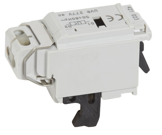 Undervoltage release - DPX³ UVR 277VAC - For DPX³ 160/250 molded case circuit breakers - Instant opening ≤50ms - Screw connection