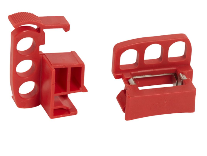 Padlock for locking in the "open" position - DPX³ padlock accessory handle (open) - For DPX³ and DPX³ HP MCCB