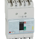DPX³160 thermal magnetic release circuit breaker, 3 poles, with rated current of 63A and breaking capacity 16kA