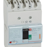 DPX³160 thermal magnetic release circuit breaker, 3 poles, with rated current of 25A and breaking capacity 25kA