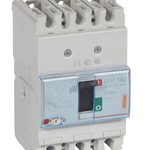 DPX³160 thermal magnetic release circuit breaker, 3 poles, with rated current of 63A and breaking capacity 25kA