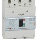DPX³250 thermal magnetic release circuit breaker, 3 poles 200A and breaking capacity 25kA