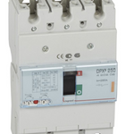 DPX³250 thermal magnetic release circuit breaker, 3 poles 250A and breaking capacity 25kA