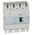 DPX³250 thermal magnetic release circuit breaker, 4 poles 200A and breaking capacity 25kA