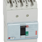 DPX³160 thermal magnetic release circuit breaker, 3 poles, with rated current of 125A and breaking capacity 36kA