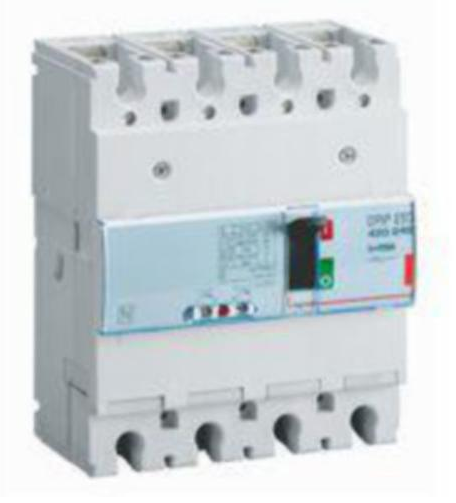 DPX³250 thermal magnetic release circuit breaker, 4 poles 250A and breaking capacity 36kA