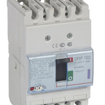 DPX³160 thermal magnetic release circuit breaker, 3 poles, with rated current of 40A and breaking capacity 50kA