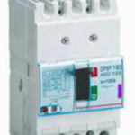 DPX³160 thermal magnetic release circuit breaker, 3 poles, with rated current of 125A and breaking capacity 50kA