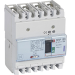 DPX³160 thermal magnetic release circuit breaker, 4 poles, with rated current of 40A and breaking capacity 50kA