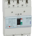 DPX³250 thermal magnetic release circuit breaker, 3 poles 200A and breaking capacity 50kA