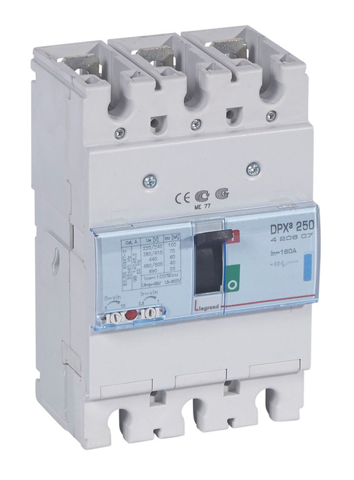 DPX³ 250 3P 160A 70kA 400V Thermal Magnetic MCCB