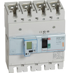 DPX³250 electronic release circuit breaker, 4 poles 100A and breaking capacity 25kA