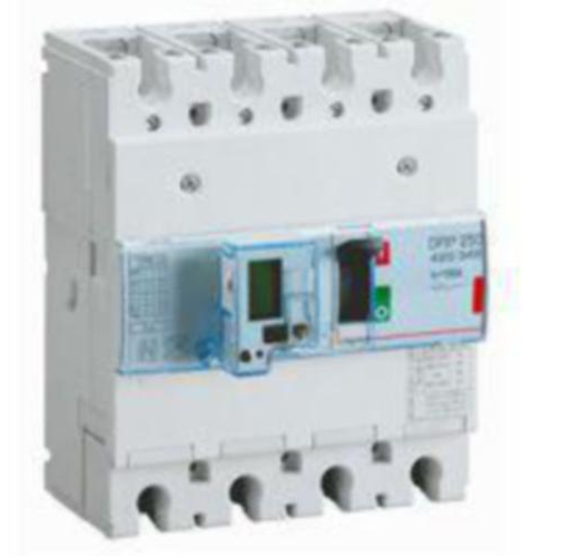 DPX³250 electronic release circuit breaker, 4 poles 100A and breaking capacity 36kA