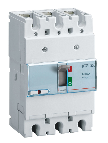 DPX³-I 250 trip-free switch, 3 poles, with rated current of 250A