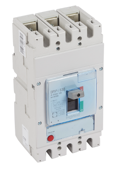 DPX³-I 630 trip-free switch, 3 poles, with rated current of 400A