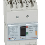 MCCB DPX³ - DPX³ 160 only mag 3P 50A 25kA - 3-pole magnetic-only protection - 25kA breaking capacity at 400V~ - DIN rail mounting