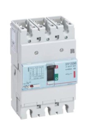 MCCB DPX³ 250 only mag 3P 200A 220V to 690V 36kA Icu at 400V 50Hz DIN rail mount IP30