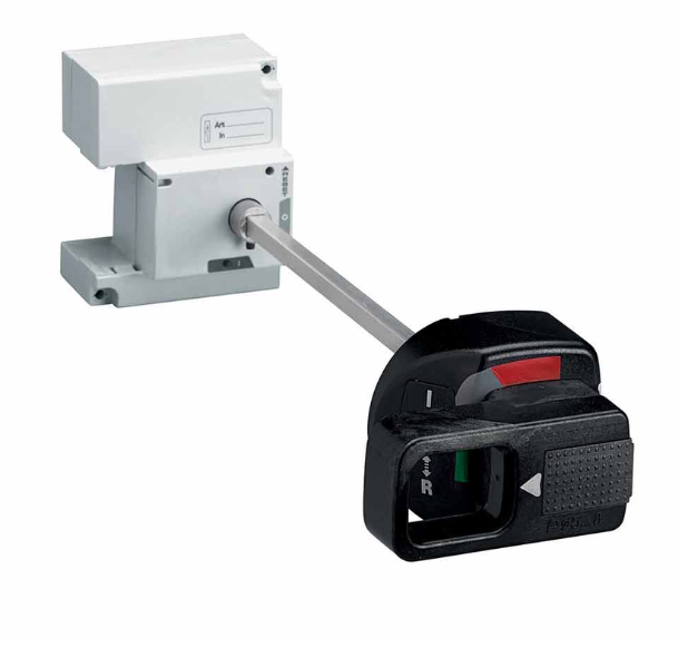 Direct rotary handle variable-depth - IP54 direct door mounting - Black padlockable handle for DPX³ 160/250