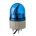 Prewired rotating mirror beacon, Harmony XVR, 84mm, blue, without buzzer, 24V AC/DC