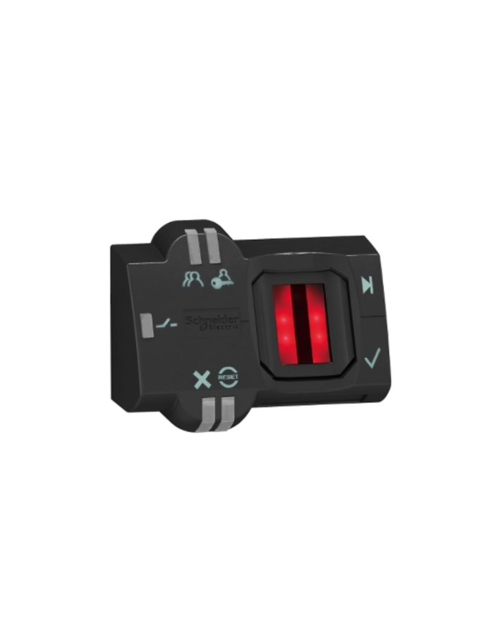 Biometric switch monostable, plastic, Ø22, connection by M12 connector, 24 V AC/DC