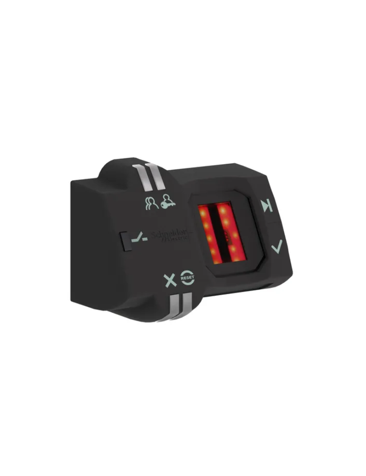 Biometric switch monostable, plastic, Ø22, connection by 2m cable, 24 V AC/DC