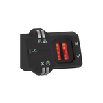 Biometric switch bistable, plastic, Ø22, connection by M12 connector, 24 V AC/DC