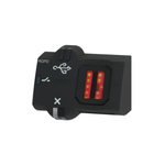 Biometric switch bistable, plastic, Ø22, connection by 2m cable, 24 V AC/DC