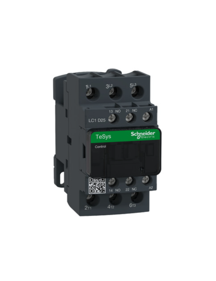 TeSys D contactor - 3P(3 NO) - AC-3 - <= 440 V 25 A - 220 V AC coil