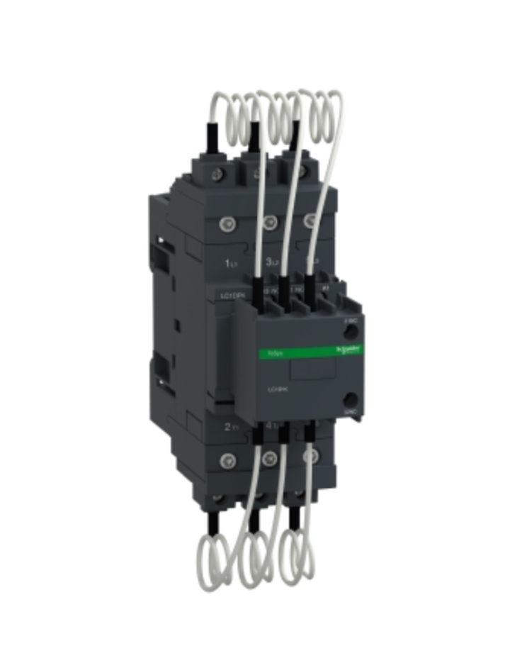 Capacitor contactor, TeSys D, 40 kVAR at 400 V/50 Hz, coil 220 V AC 50/60 Hz