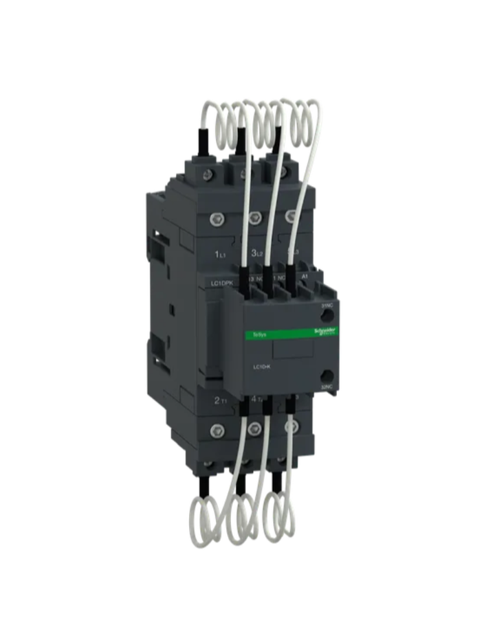 Capacitor contactor, TeSys D, 30 kVAR at 400 V/50 Hz, coil 220 V AC 50/60 Hz