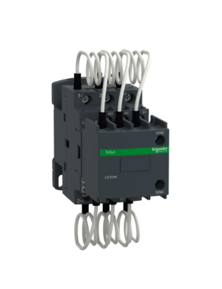 Capacitor contactor, TeSys D, 20 kVAR at 400 V/50 Hz, coil 220 V AC 50/60 Hz