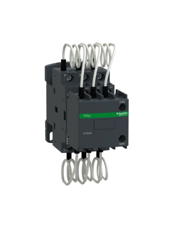 Capacitor contactor, TeSys D, 16.7 kVAR at 400 V/50 Hz, coil 110 V AC 50/60 Hz