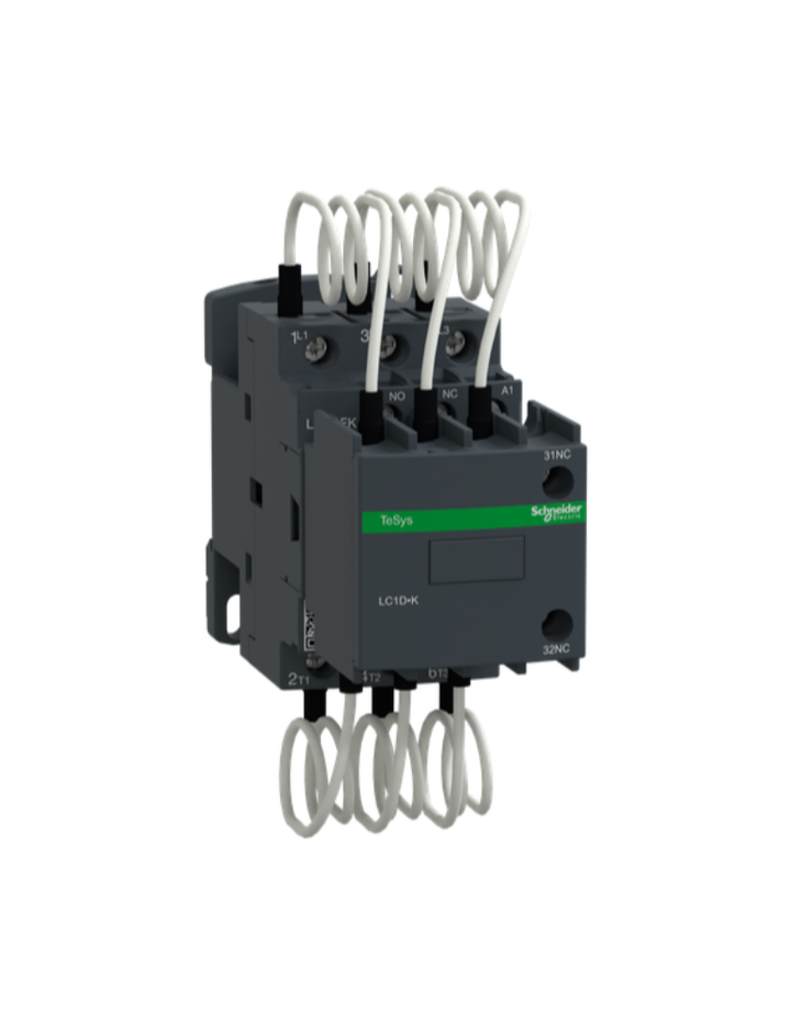 Capacitor contactor, TeSys D, 12.5 kVAR at 400 V/50 Hz, coil 220 V AC 50/60 Hz