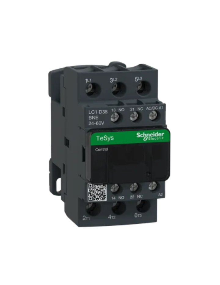 TeSys D contactor 3P 38A AC-3 up to 440V coil 24-60V AC/DC