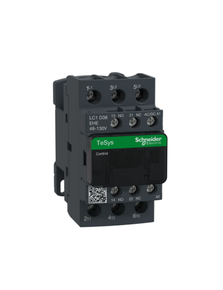TeSys D contactor 3P 38A AC-3 up to 440V coil 48-130V AC/DC